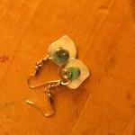 Turquoise Oxidized Disc Ea..